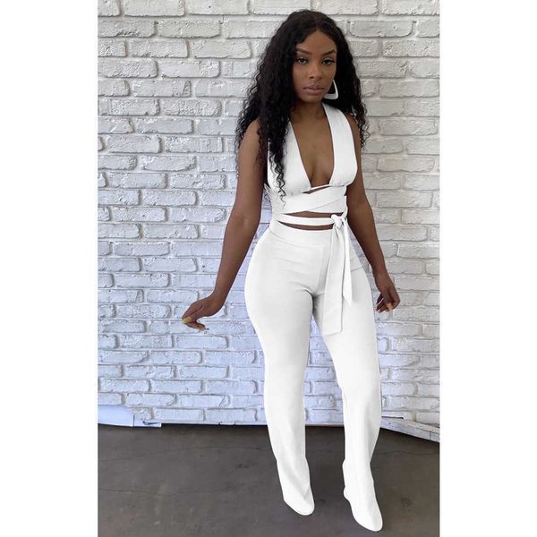 two piece dress echoine 2022 white lace up bandage crop wide leg pants set two piece set party night clubwear outfits street clothing t23011
two piece dress echoine 2022 white lace up bandage crop wide leg pants set two piece set party night clubwear outfits street clothing t23011