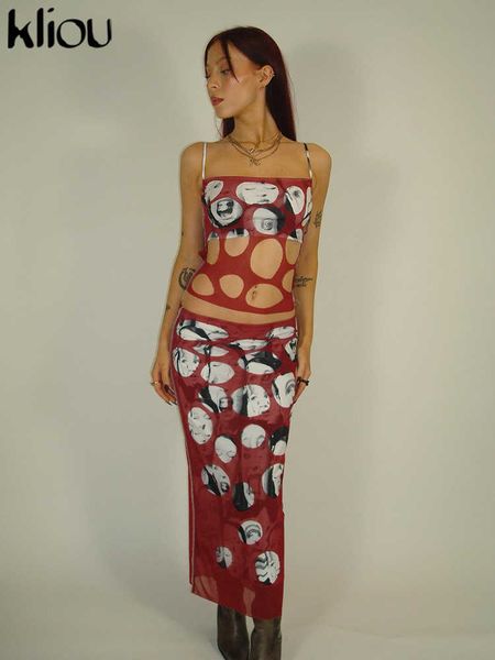 two piece dress unique portrait print two piece set women hollow out mesh spaghetti strap nning matching skirt female party clubwear t230113, White
two piece dress unique portrait print two piece set women hollow out mesh spaghetti strap nning matching skirt female party clubwear t230113, White