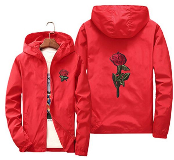 rose windbreaker men women's jacket new fashion white and black roses outwear coat mens designer jacket zccm, Black;brown
rose windbreaker men women's jacket new fashion white and black roses outwear coat mens designer jacket zccm, Black;brown