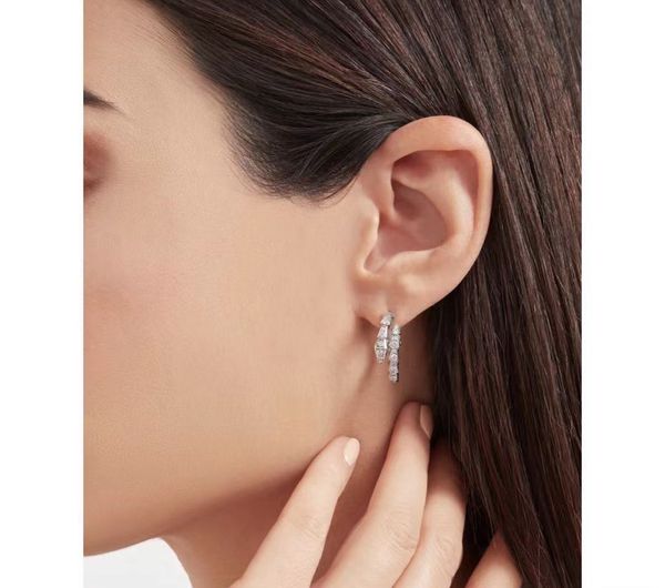 snake earrings for womens design brand charm studs quality 18k gold letter classic party jewelry with gift box, Golden
snake earrings for womens design brand charm studs quality 18k gold letter classic party jewelry with gift box, Golden