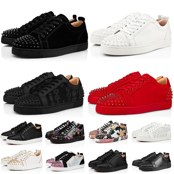 2023 men designer bottoms casual shoes loafers rivets low studed designers shoe mens women fashion red sneakers trainers with box big size 1, Black
2023 men designer bottoms casual shoes loafers rivets low studed designers shoe mens women fashion red sneakers trainers with box big size 1, Black