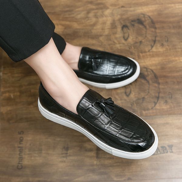 dress shoes split leather men loafers plus size 3847 man footwear casual flats spring zapatillas hombre 230114, Black
dress shoes split leather men loafers plus size 3847 man footwear casual flats spring zapatillas hombre 230114, Black