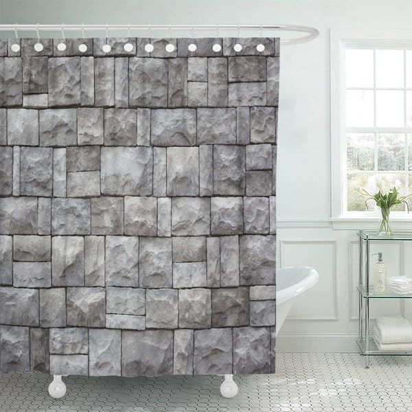 abaysto gray rock stone wall old brick architect white castle bathroom decor shower curtain sets with hooks polyester fabric great gift, Black;brown
abaysto gray rock stone wall old brick architect white castle bathroom decor shower curtain sets with hooks polyester fabric great gift, Black;brown