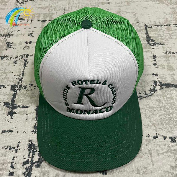ball caps green mesh patchwork rhude baseball cap men women 1 tags embroidery outdoor sunscreen adjustable rhude hat, Blue;gray
ball caps green mesh patchwork rhude baseball cap men women 1 tags embroidery outdoor sunscreen adjustable rhude hat, Blue;gray