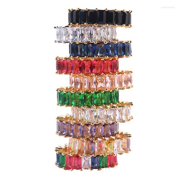 wedding rings luxury band rainbow baguette crystal for women men party gift charm multicolor cz finger colorful zircon hip hop jewelry, Slivery;golden
wedding rings luxury band rainbow baguette crystal for women men party gift charm multicolor cz finger colorful zircon hip hop jewelry, Slivery;golden
