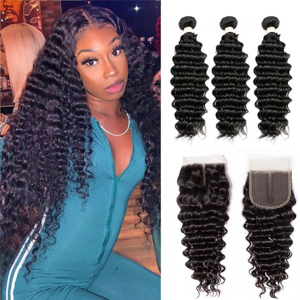 hair wefts deep wave bundles with clre brazilian curly human 2 3 weave with hd 4x4 t part lace 230114, Black
hair wefts deep wave bundles with clre brazilian curly human 2 3 weave with hd 4x4 t part lace 230114, Black