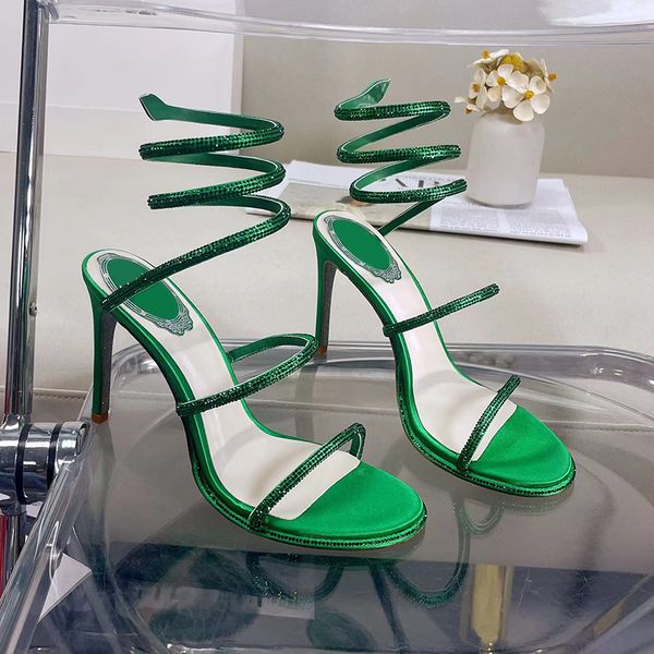 9.5cm stiletto sandals fashion women sandals rhinestone classic super high heels luxury designer dress shoes satin snake shaped coiling part, Black
9.5cm stiletto sandals fashion women sandals rhinestone classic super high heels luxury designer dress shoes satin snake shaped coiling part, Black