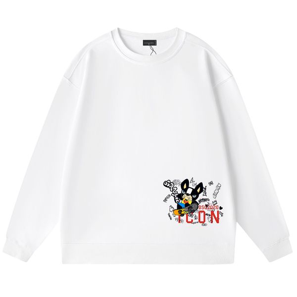 dsq2 men's hoodies icon sweater men's round neck autumn bottomless long-sleeved sweater printed pullover zhongshan sweater factory, Black