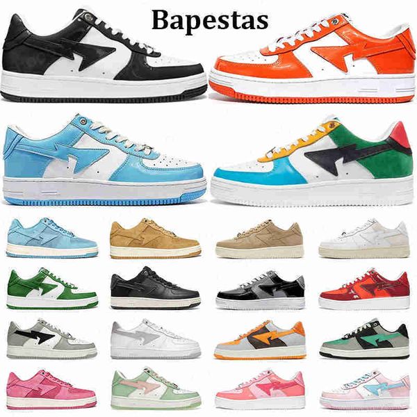 bapestas sk8 sta casual shoes men women designer bapesta black white unc tokyo blue suede sail pastel green mens trainers outdoor sneakers
bapestas sk8 sta casual shoes men women designer bapesta black white unc tokyo blue suede sail pastel green mens trainers outdoor sneakers