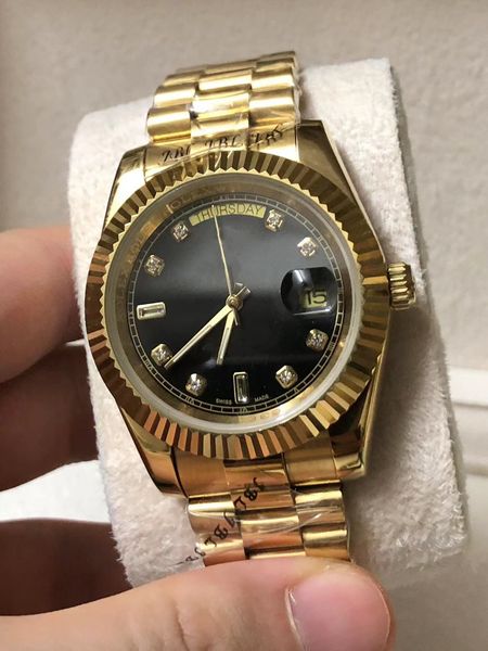 with original box aaa men watchs dateday datejust watch 41mm sapphire sliver black dail diamonds bezel mechanical automatic mens watches, Slivery;brown
with original box aaa men watchs dateday datejust watch 41mm sapphire sliver black dail diamonds bezel mechanical automatic mens watches, Slivery;brown