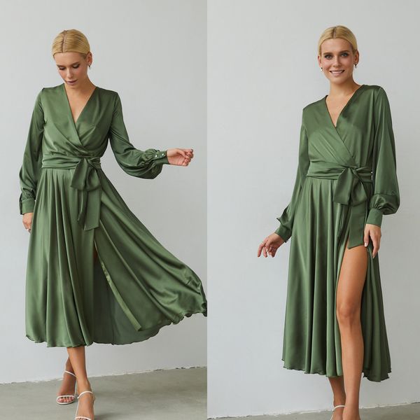 women sleepwear undergarments & sleepwear bathrobe satin long sleeves with belt side split customize nightgown maternity pajamas, White
women sleepwear undergarments & sleepwear bathrobe satin long sleeves with belt side split customize nightgown maternity pajamas, White