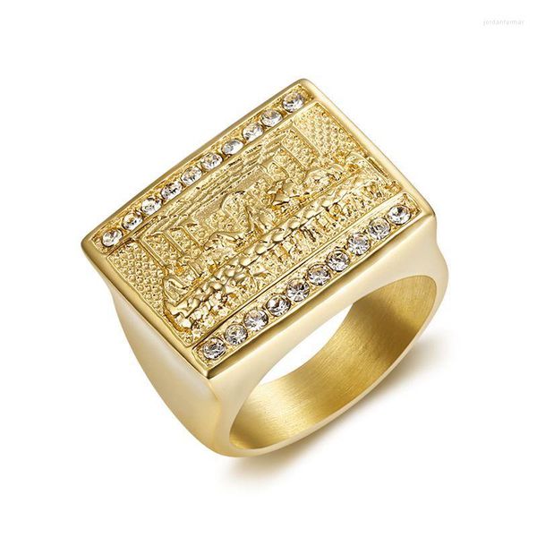 cluster rings arrival hip hop gold/silver color vinci jesus judah dinner the last supper ring with zircon, Golden;silver
cluster rings arrival hip hop gold/silver color vinci jesus judah dinner the last supper ring with zircon, Golden;silver