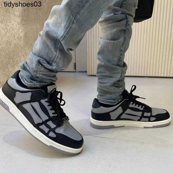 amirs couple high street leather sports casual shoes men's low fashion round head lace-up bone shoes, Black
amirs couple high street leather sports casual shoes men's low fashion round head lace-up bone shoes, Black