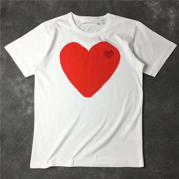 fashion mens t shirt designer big red heart shirt casual women shirts high quanlity tshirts cotton embroidery short sleeve summer tee, White;black
fashion mens t shirt designer big red heart shirt casual women shirts high quanlity tshirts cotton embroidery short sleeve summer tee, White;black