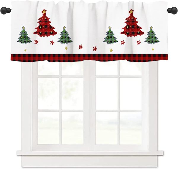 christmas valance curtains for windows christmas tree white-red elegant kitchen valances for windows treatments for kitchen bathroom bedroom, Black;brown
christmas valance curtains for windows christmas tree white-red elegant kitchen valances for windows treatments for kitchen bathroom bedroom, Black;brown