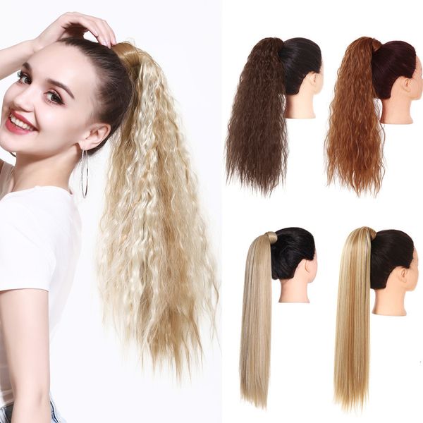 synthetic s kinky curly straight hairpiece tail s long clipin tail natural fake pieces 230114, Black
synthetic s kinky curly straight hairpiece tail s long clipin tail natural fake pieces 230114, Black