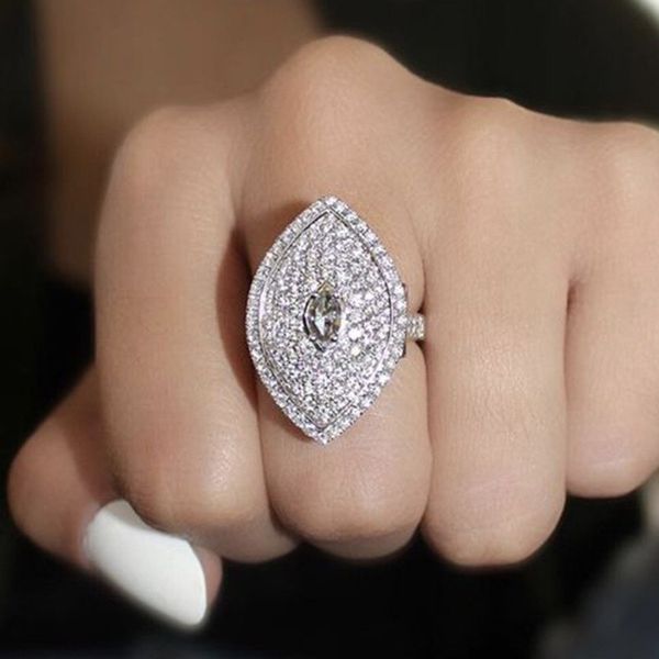 choucong brand new wedding rings luxury jewelry 925 sterling silver marquise cut white z cz diamond party eternity women engagement bridal r, Slivery;golden
choucong brand new wedding rings luxury jewelry 925 sterling silver marquise cut white z cz diamond party eternity women engagement bridal r, Slivery;golden