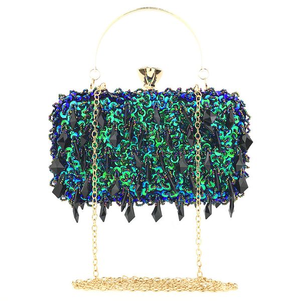 waist bags european women evening handmade peacock sequins beaded day clutches handbag elegant ladies phone purse messenger 230114
waist bags european women evening handmade peacock sequins beaded day clutches handbag elegant ladies phone purse messenger 230114