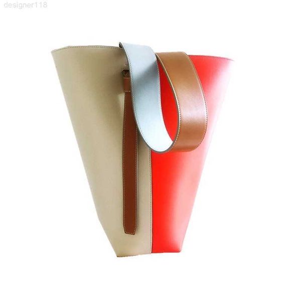 2022 new korean version simple color matching bucket bag leather tote messenger contrast one shoulder wo
2022 new korean version simple color matching bucket bag leather tote messenger contrast one shoulder wo