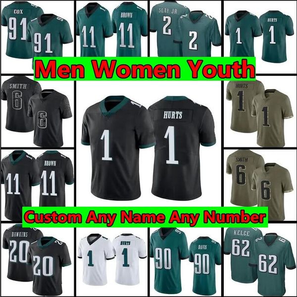 1 jalen hurts 6 devonta smith football jerseys 90 davis 11 aj brown jersey 26 miles sanders 62 jason kelce 91 fletcher cox darius slay jr da, Black;red
1 jalen hurts 6 devonta smith football jerseys 90 davis 11 aj brown jersey 26 miles sanders 62 jason kelce 91 fletcher cox darius slay jr da, Black;red