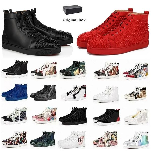 with box casual shoes high bottoms shoe for men women sneakers size 5-13 designer red black platform flat fashion luxury loafers vintage tra
with box casual shoes high bottoms shoe for men women sneakers size 5-13 designer red black platform flat fashion luxury loafers vintage tra