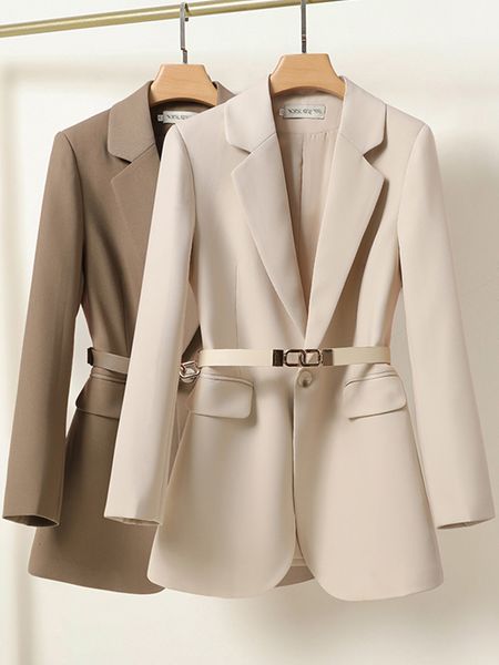 womens suits blazers ftlzz spring autumn elegant women notched collar single breasted blazer office lady long sleeve solid blazer coat with, White;black
womens suits blazers ftlzz spring autumn elegant women notched collar single breasted blazer office lady long sleeve solid blazer coat with, White;black