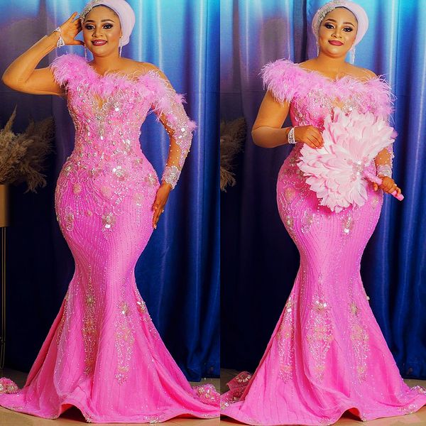 2023 arabic aso ebi pink mermaid prom dresses sequined lace luxurious evening formal party second reception birthday engagement gowns dress, Black
2023 arabic aso ebi pink mermaid prom dresses sequined lace luxurious evening formal party second reception birthday engagement gowns dress, Black