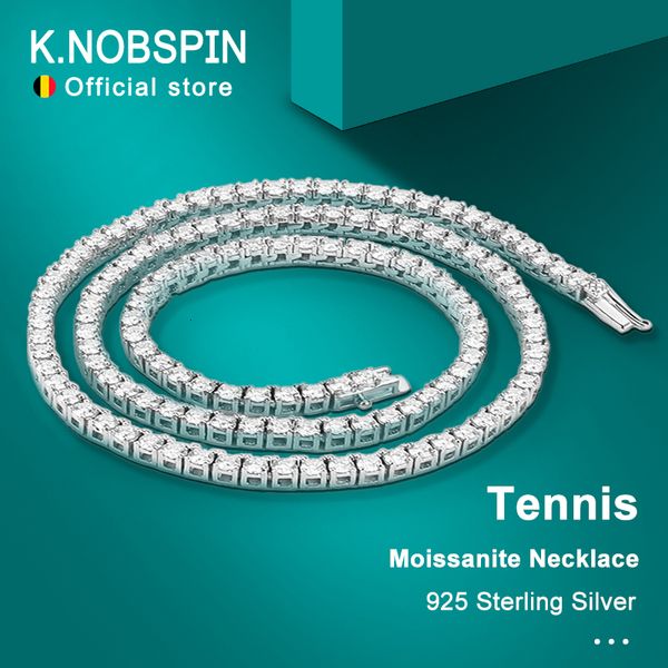 pendant necklaces knobspin 925 sterling silver tennis necklace for women real 4mm diamonds with gra certificate neck chain fine jewelry 2301
pendant necklaces knobspin 925 sterling silver tennis necklace for women real 4mm diamonds with gra certificate neck chain fine jewelry 2301