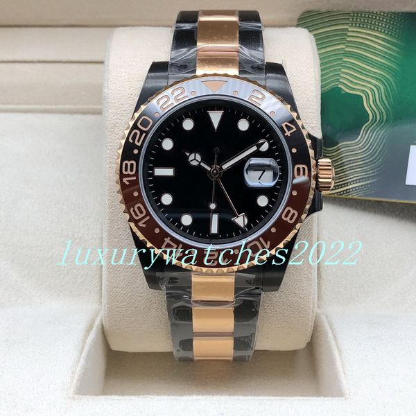 men's watch zr factory new v3 black dial 40mm automatic mechanical rose gold two tone fine steel sapphire glass luminous watches origin, Slivery;brown
men's watch zr factory new v3 black dial 40mm automatic mechanical rose gold two tone fine steel sapphire glass luminous watches origin, Slivery;brown
