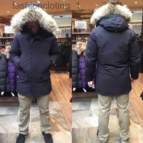 2022 mens winter down jackets canadian landfords parkas goose coats men puffer jacket big real wolf thick long warm outdoor coat classic, Black
2022 mens winter down jackets canadian landfords parkas goose coats men puffer jacket big real wolf thick long warm outdoor coat classic, Black