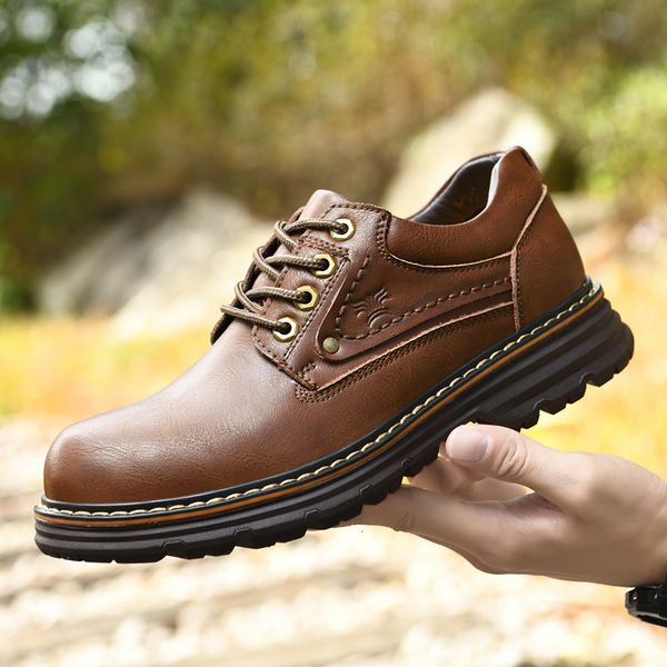 dress shoes genuine leather casual outdoor work safety solid for men oxfords mens 230114, Black
dress shoes genuine leather casual outdoor work safety solid for men oxfords mens 230114, Black