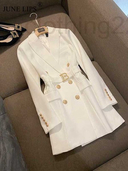 june lips 2022 new spring women dress red blazer with belt buttons pierced chic for party wholesale, Black;gray
june lips 2022 new spring women dress red blazer with belt buttons pierced chic for party wholesale, Black;gray