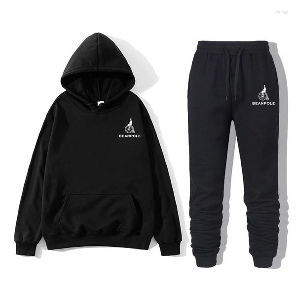 men's tracksuits beanpole casual sportswear two-piece loose hooded pullover sweater elastic pencil pants suit fashion autumn and winter, Gray
men's tracksuits beanpole casual sportswear two-piece loose hooded pullover sweater elastic pencil pants suit fashion autumn and winter, Gray