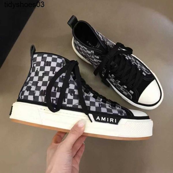 amirs high street men's shoes street fashion versatile skateboarding letter plaid high canvas casual shoes, Black
amirs high street men's shoes street fashion versatile skateboarding letter plaid high canvas casual shoes, Black