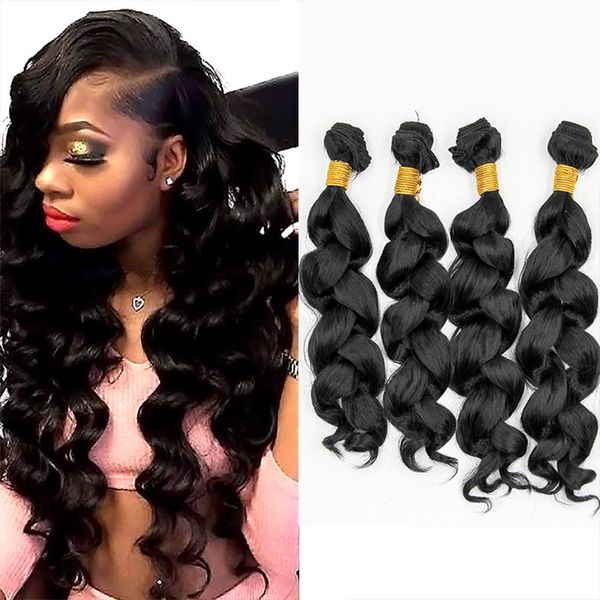 hair pieces loose deep wave bundles synthetic s for black women 4 curly weaving 16 18 inches s 230114, Black;brown
hair pieces loose deep wave bundles synthetic s for black women 4 curly weaving 16 18 inches s 230114, Black;brown