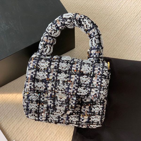 portable tweed women classic flap shoulder bag diamond lattice quilted card holder luxury designer handbag coin purse multi pochettes key po
portable tweed women classic flap shoulder bag diamond lattice quilted card holder luxury designer handbag coin purse multi pochettes key po