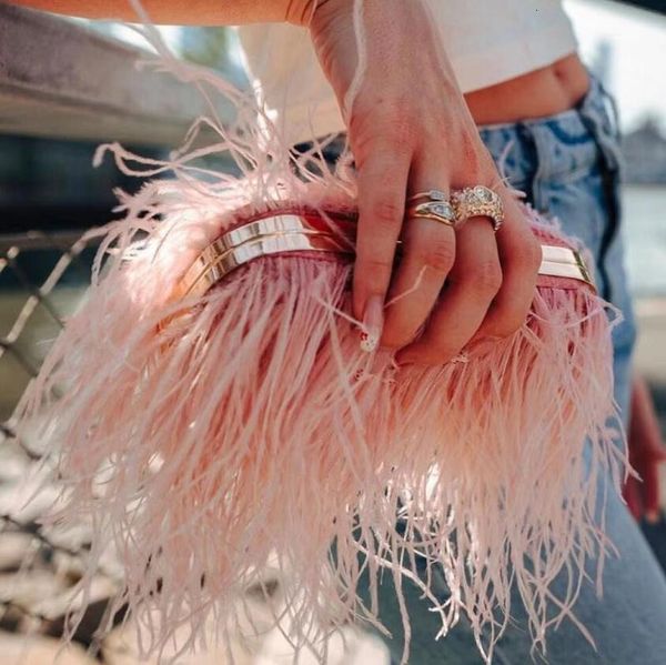 waist bags ostrich feather purses and handbags luxury party evening clutch fashion women ring small chain shoulder crossbody 230114
waist bags ostrich feather purses and handbags luxury party evening clutch fashion women ring small chain shoulder crossbody 230114