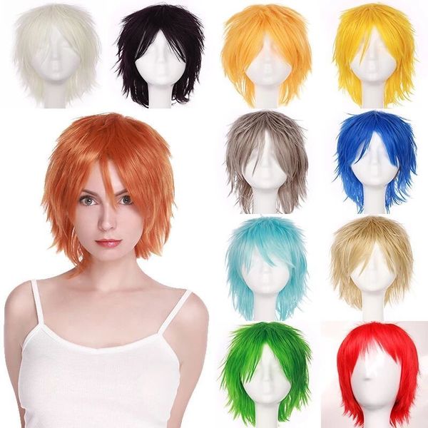 synthetic s benihair cosplay white red green blue pink yellow hair short layer fake men women party 230114, Black
synthetic s benihair cosplay white red green blue pink yellow hair short layer fake men women party 230114, Black