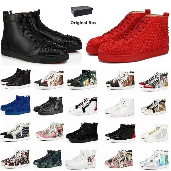 with box casual shoes high bottoms shoe for men women sneakers size 5-13 designer red black platform flat fashion luxury loafers vintage tra
with box casual shoes high bottoms shoe for men women sneakers size 5-13 designer red black platform flat fashion luxury loafers vintage tra