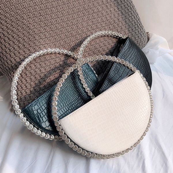 waist bags circular handle evening bag women elegant designer diamonds round red clutch purse ladies chic handbag party 230114
waist bags circular handle evening bag women elegant designer diamonds round red clutch purse ladies chic handbag party 230114