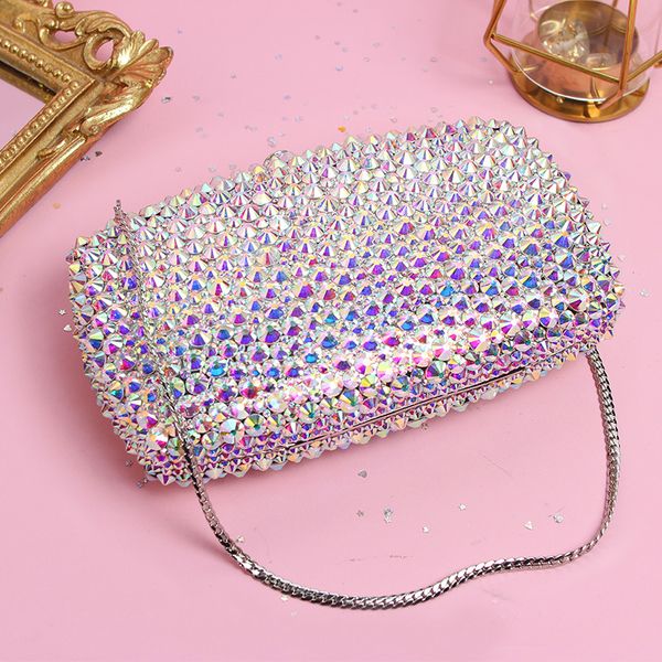 waist bag handbag heavy metal style luxury shining mided color crystal diamond everning clutch purse customized handmade 230114
waist bag handbag heavy metal style luxury shining mided color crystal diamond everning clutch purse customized handmade 230114