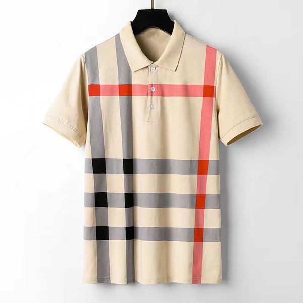 2023 lapel short-sleeved men's summer business casual plaid polo shirt popular high-end t-shirt vngc, White;black
2023 lapel short-sleeved men's summer business casual plaid polo shirt popular high-end t-shirt vngc, White;black
