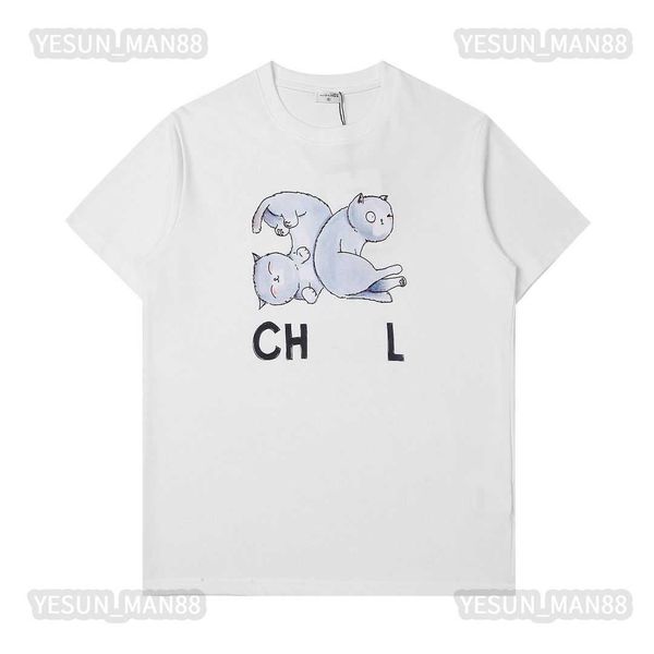 designer luxury channel classic t shirt mens and womens hip hop cat monster printing summer breathable high street cotton loose tees, White;black
designer luxury channel classic t shirt mens and womens hip hop cat monster printing summer breathable high street cotton loose tees, White;black