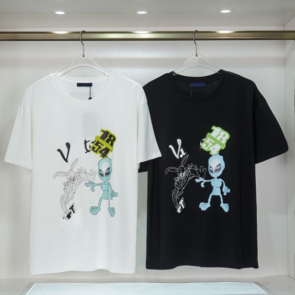 designer of luxury t-shirt brand t shirt clothing spray letter short sleeve spring summer tide men and women tee new2022, White;black
designer of luxury t-shirt brand t shirt clothing spray letter short sleeve spring summer tide men and women tee new2022, White;black