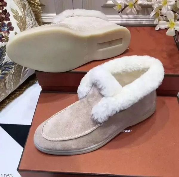 2022 mens women winter fur dress shoes casual walking sneakers suede leather loro designer open walk dresses boots 35-46 with high quality, Black
2022 mens women winter fur dress shoes casual walking sneakers suede leather loro designer open walk dresses boots 35-46 with high quality, Black