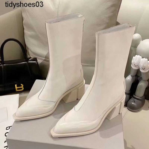 european version bot short boots 2022 new pointed thick heel back zipper martin thin leg middle leg cowhide fashion women's boots, Black
european version bot short boots 2022 new pointed thick heel back zipper martin thin leg middle leg cowhide fashion women's boots, Black