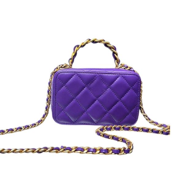 designer cosmetic bag with mirror plain handbag classic cross body genuine bag leather women fashion large capacity small fragrant wind chec
designer cosmetic bag with mirror plain handbag classic cross body genuine bag leather women fashion large capacity small fragrant wind chec