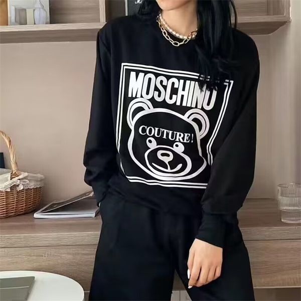 women's sweater warm soft comfortable autumn and winter bear pullover european and american designer long-sleeved crew neck embroidered, White;black
women's sweater warm soft comfortable autumn and winter bear pullover european and american designer long-sleeved crew neck embroidered, White;black