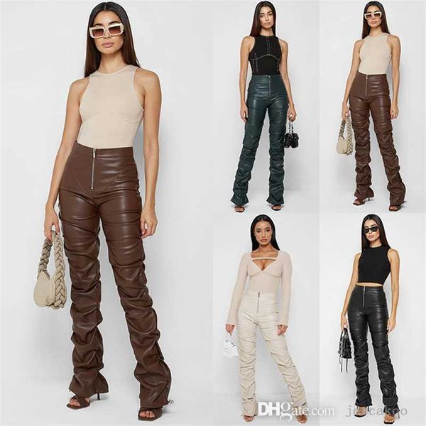 2023 new womens fashion tight pu leather pants autumn winter personalized micro streetwear trousers zipper high waist, Black;white
2023 new womens fashion tight pu leather pants autumn winter personalized micro streetwear trousers zipper high waist, Black;white