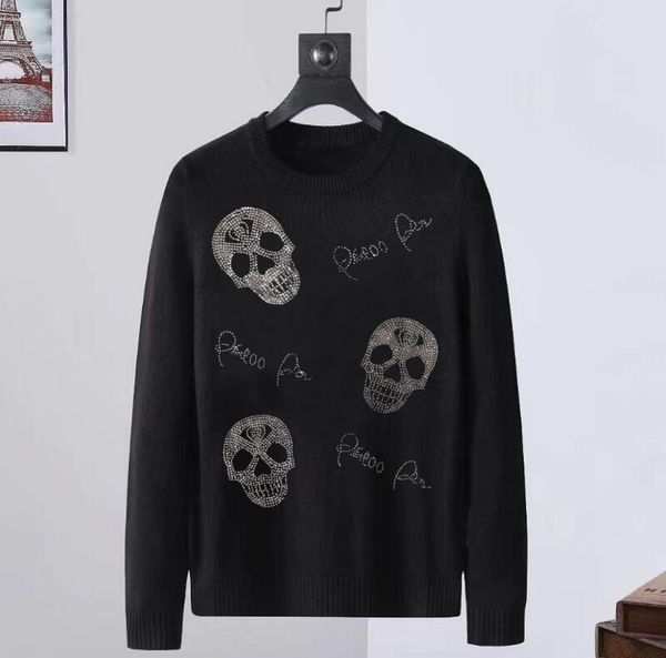 new borunke designer rhinestone pullover sweater streetwear hip hop men's gifts, White;black
new borunke designer rhinestone pullover sweater streetwear hip hop men's gifts, White;black
